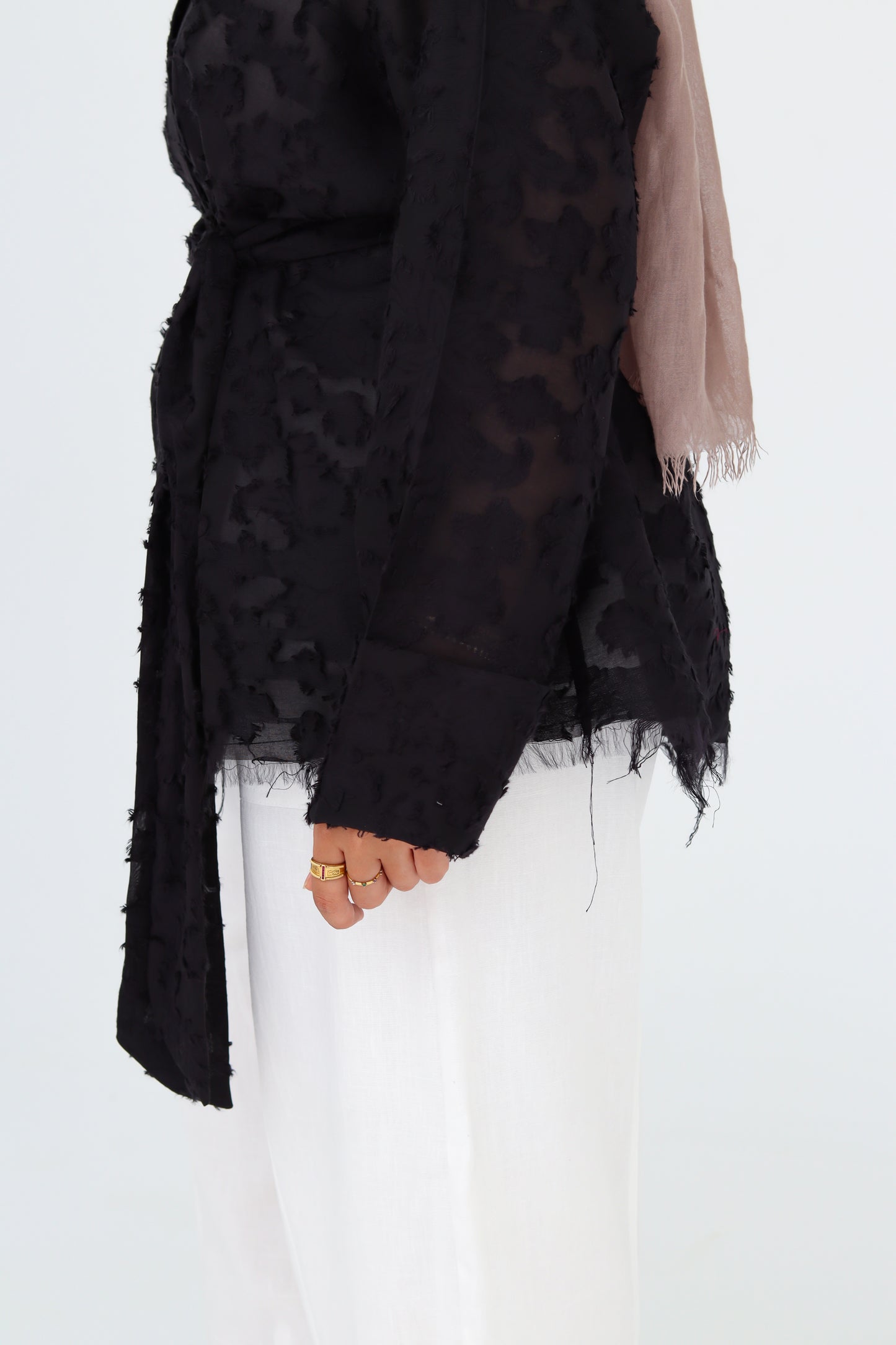 Cutting Cardigan - Black