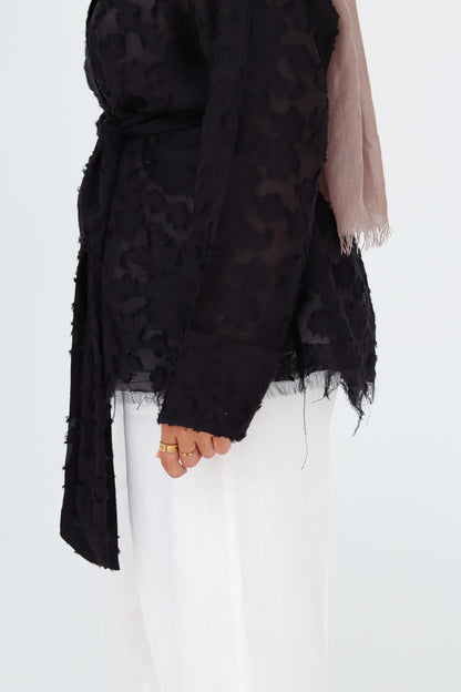 Cutting Cardigan - Black