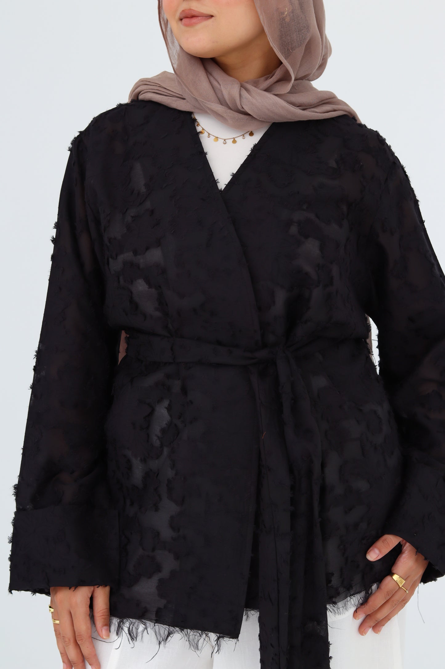 Cutting Cardigan - Black