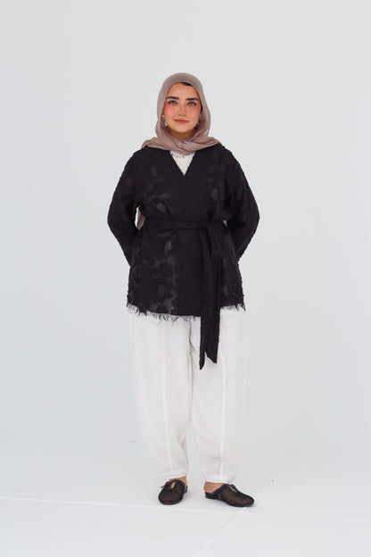Cutting Cardigan - Black