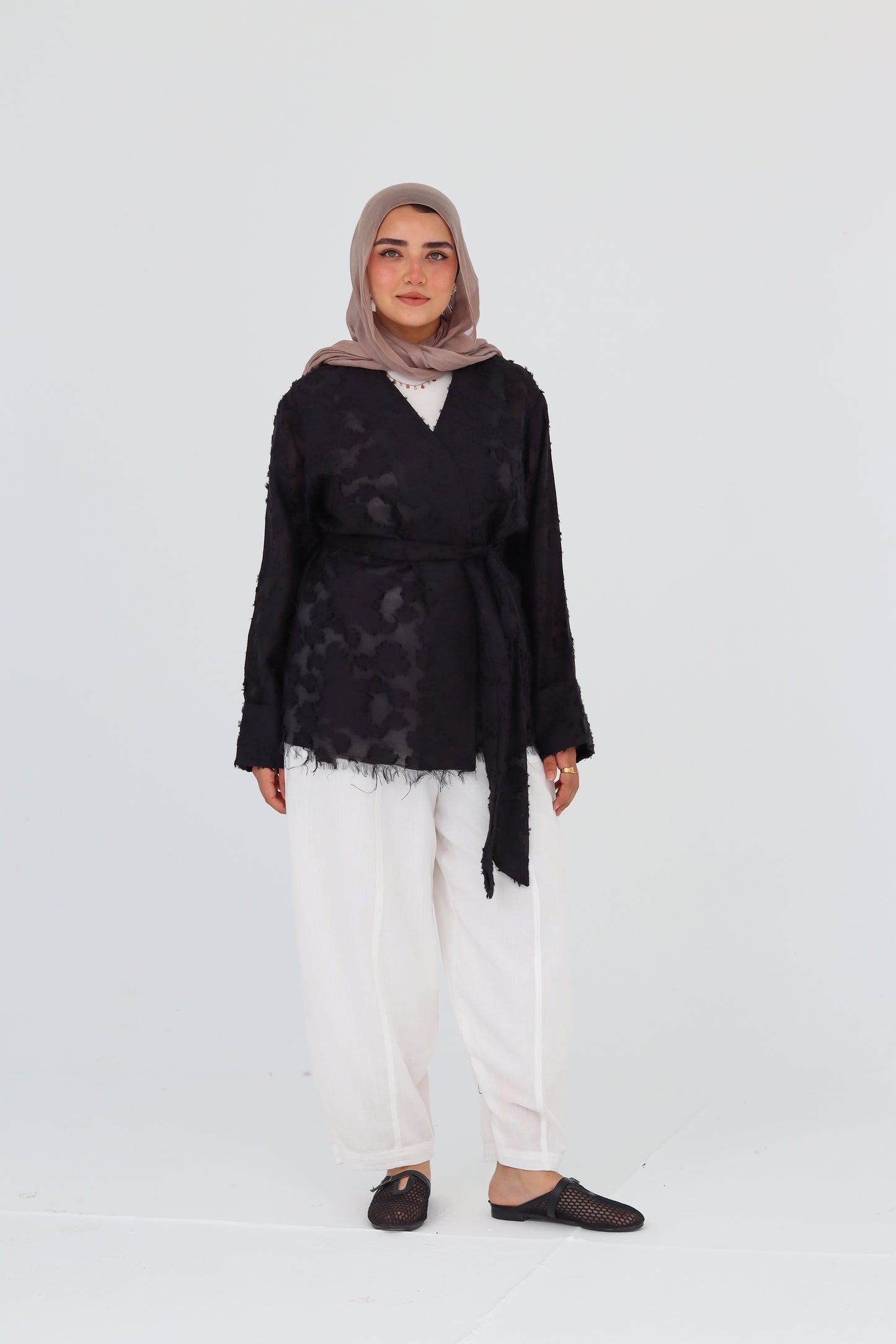 Cutting Cardigan - Black