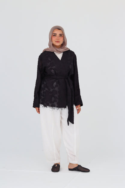 Cutting Cardigan - Black