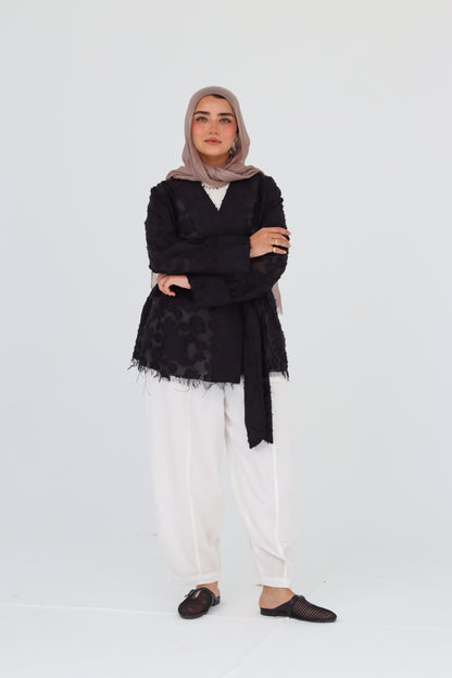 Cutting Cardigan - Black