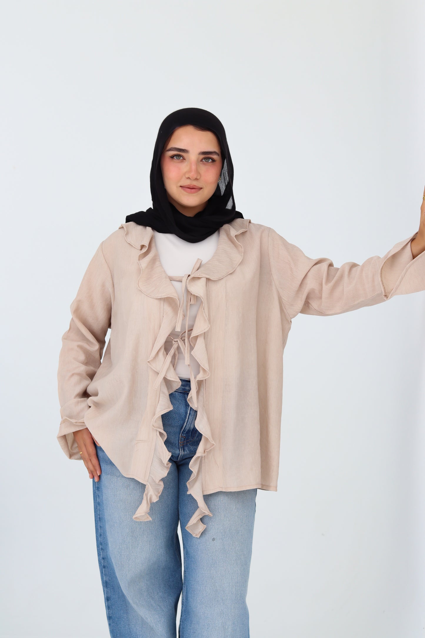 Nola Blouse - Beige
