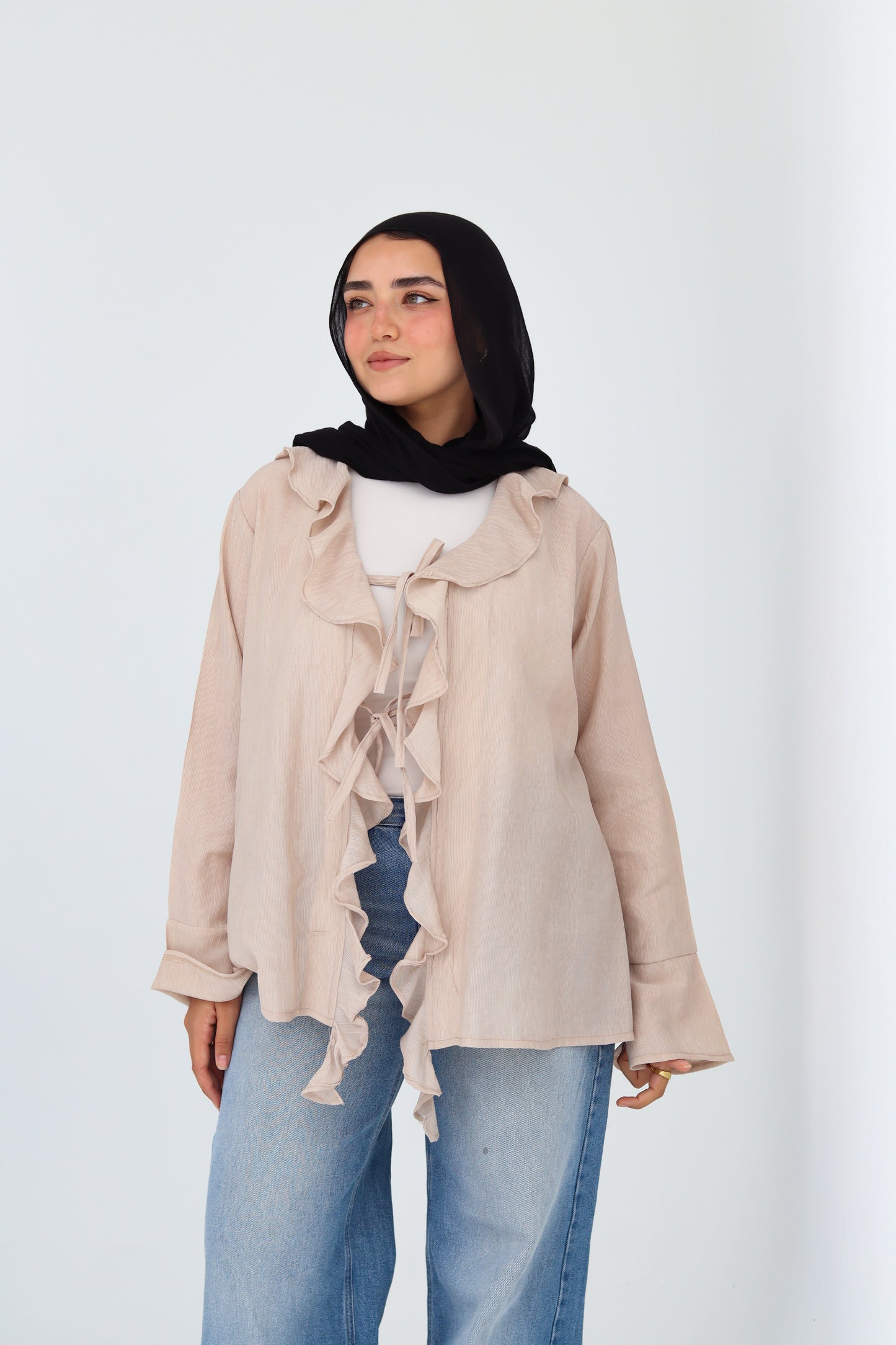 Nola Blouse - Beige