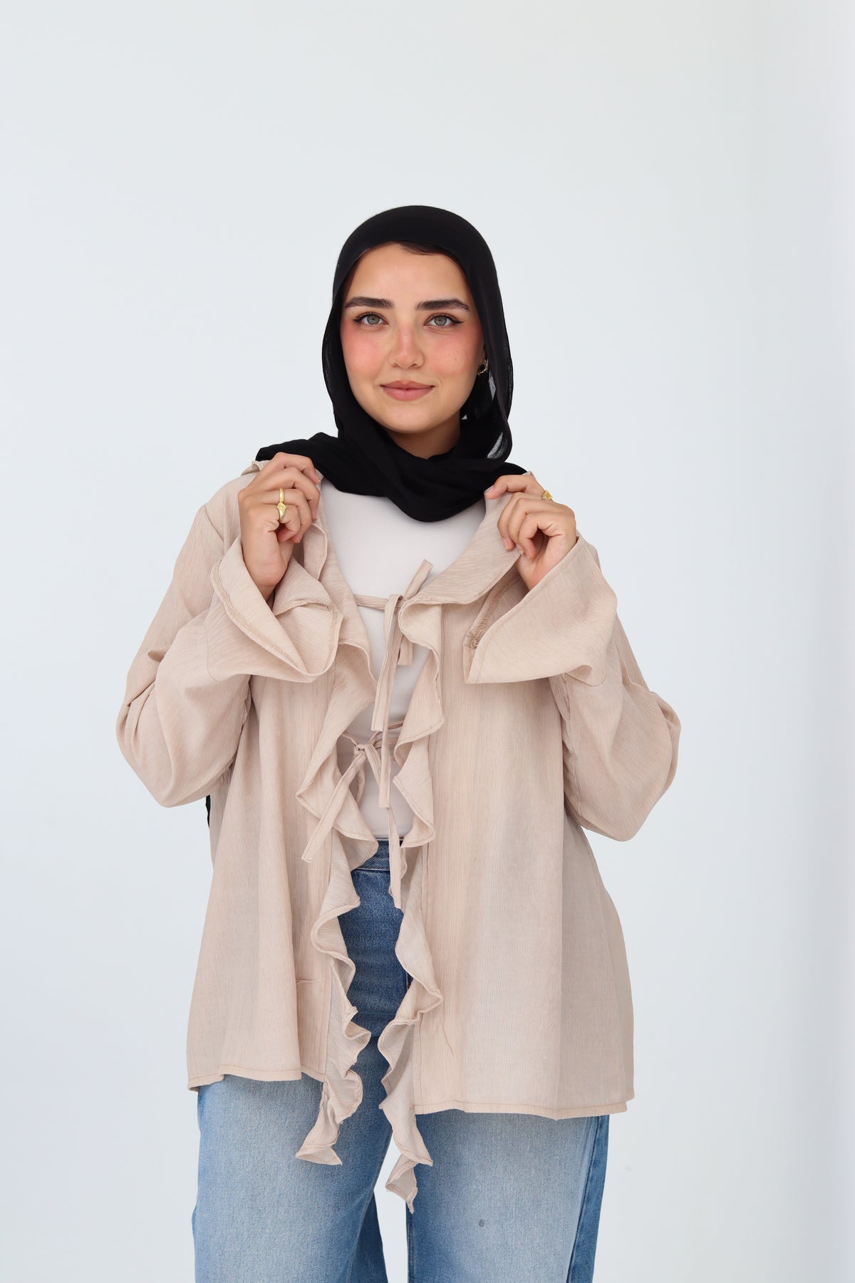 Nola Blouse - Beige