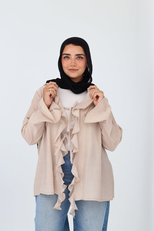 Nola Blouse - Beige