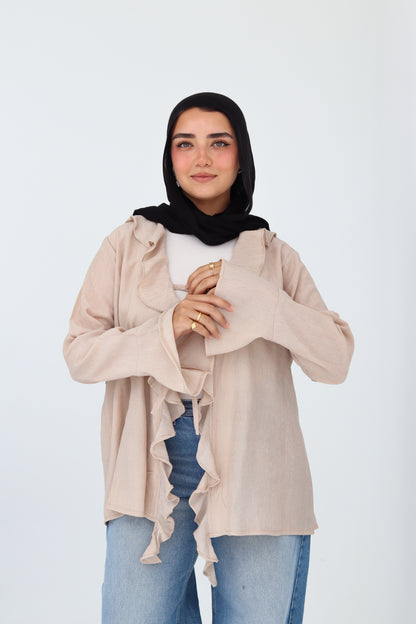 Nola Blouse - Beige