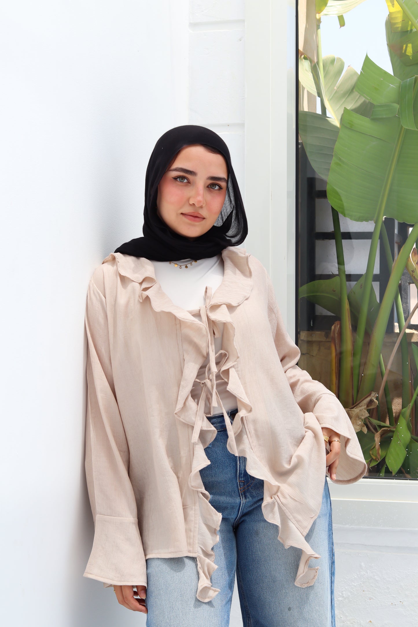 Nola Blouse - Beige