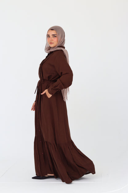 Lina Dress - Brown