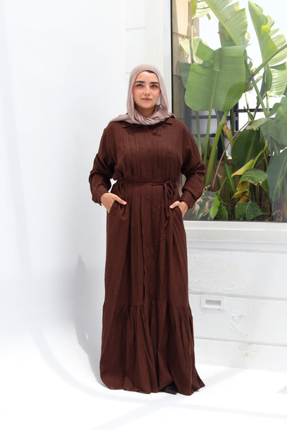 Lina Dress - Brown