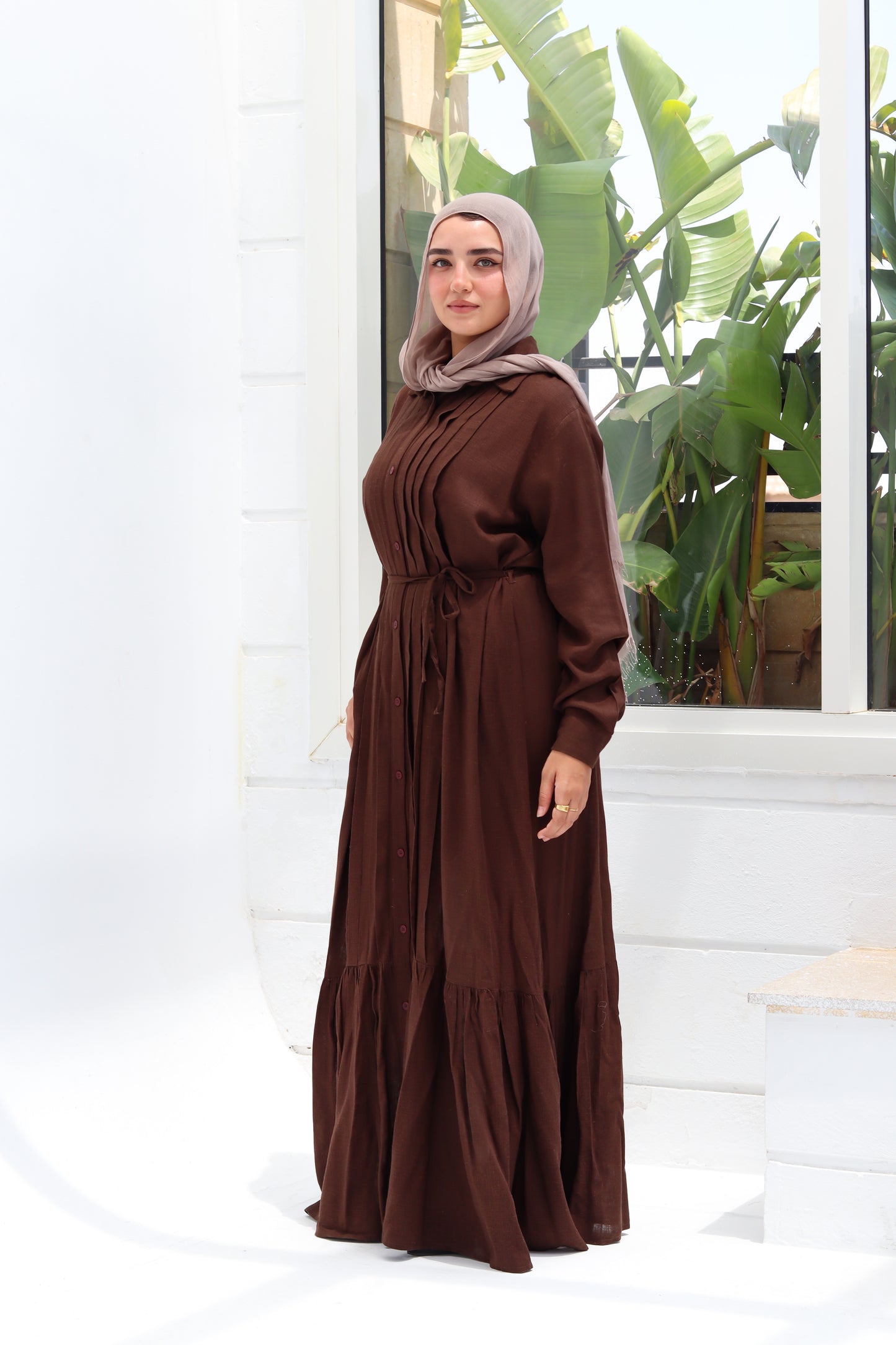 Lina Dress - Brown