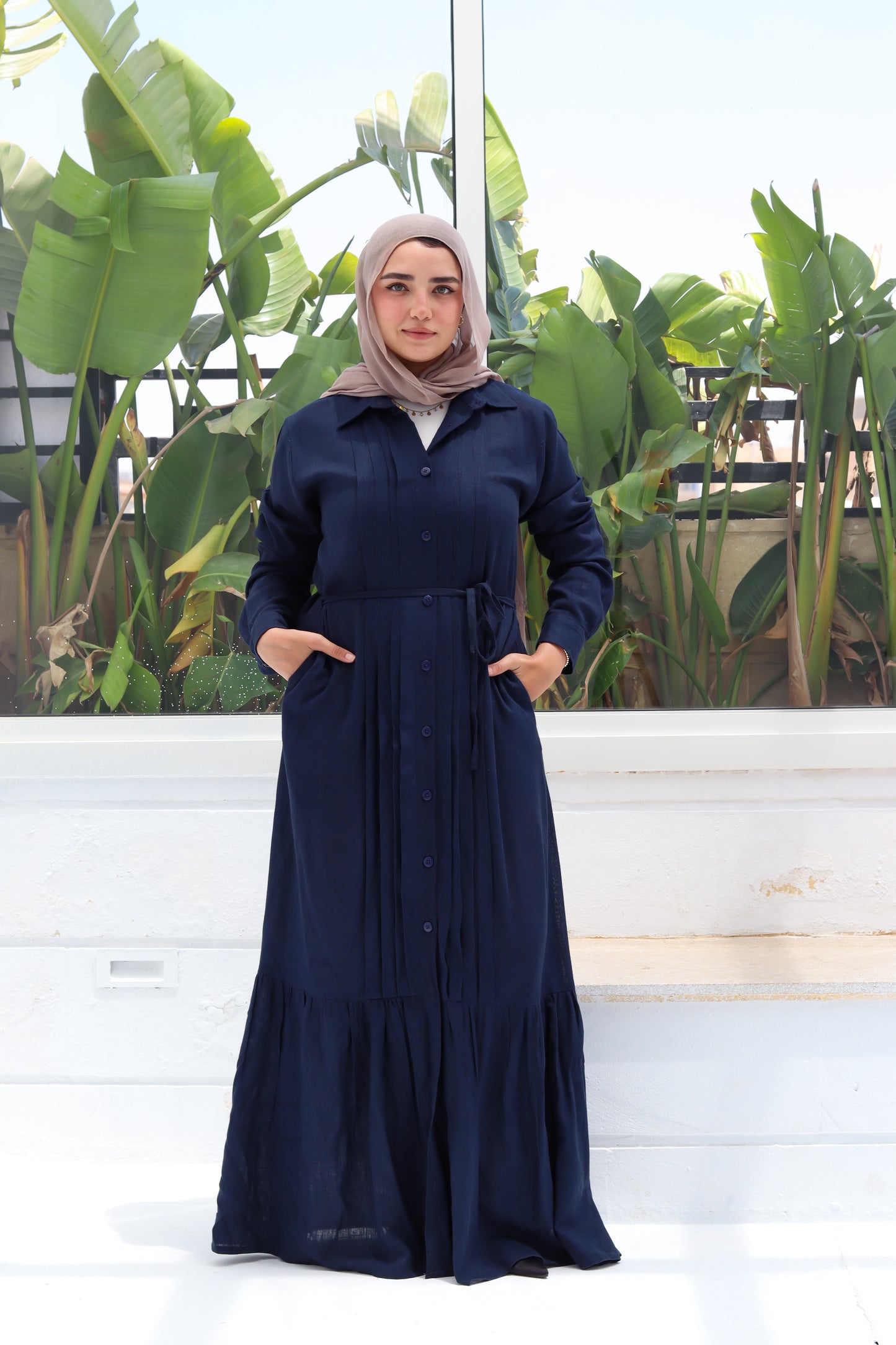 Lina Dress - Navy