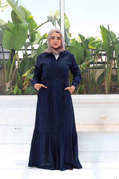 Lina Dress - Navy