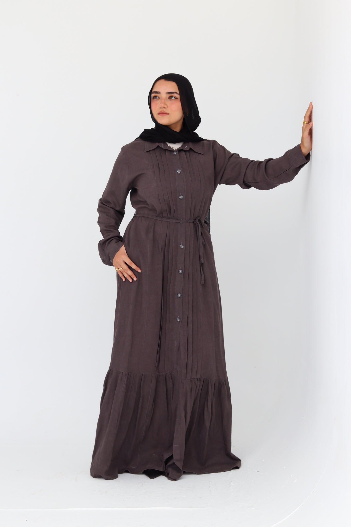 Lina Dress - Dark Grey
