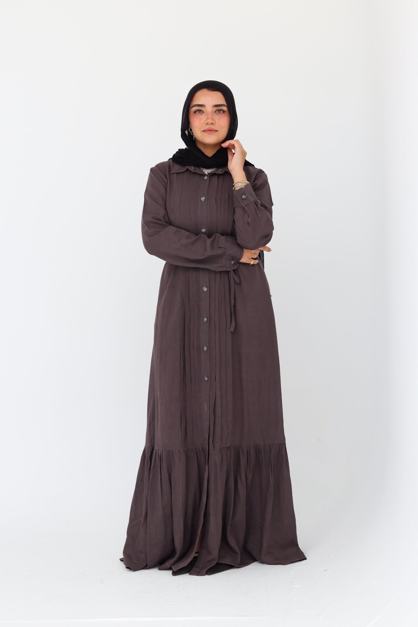 Lina Dress - Dark Grey