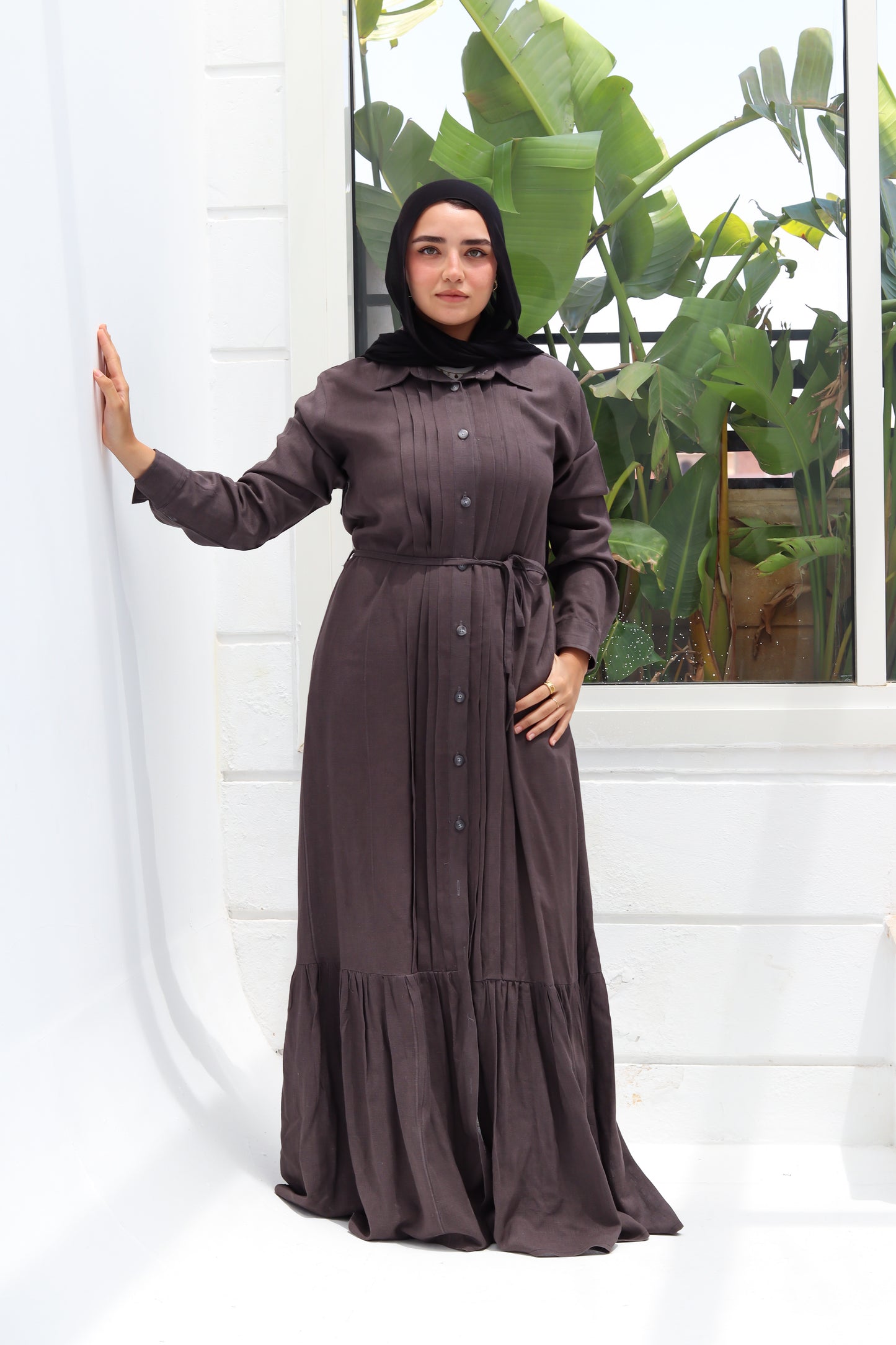 Lina Dress - Dark Grey