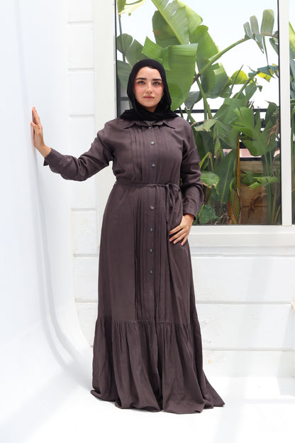 Lina Dress - Dark Grey