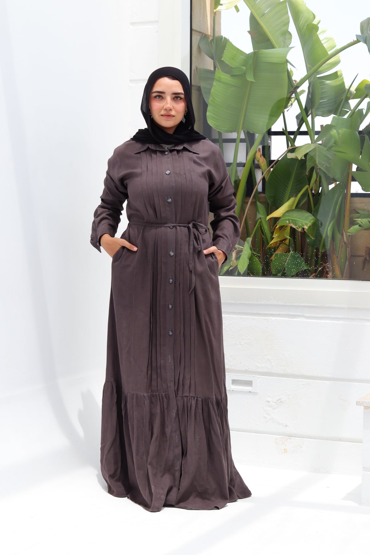 Lina Dress - Dark Grey