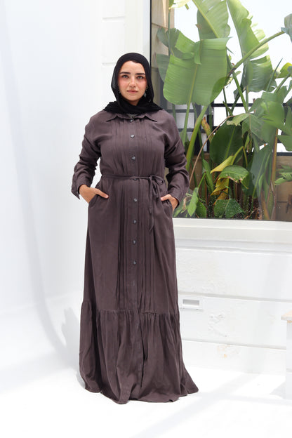 Lina Dress - Dark Grey