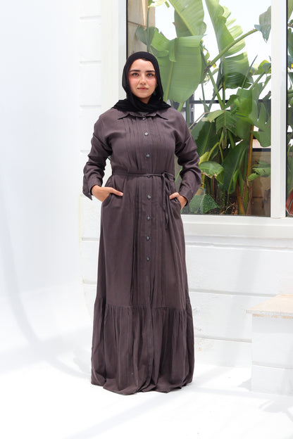 Lina Dress - Dark Grey