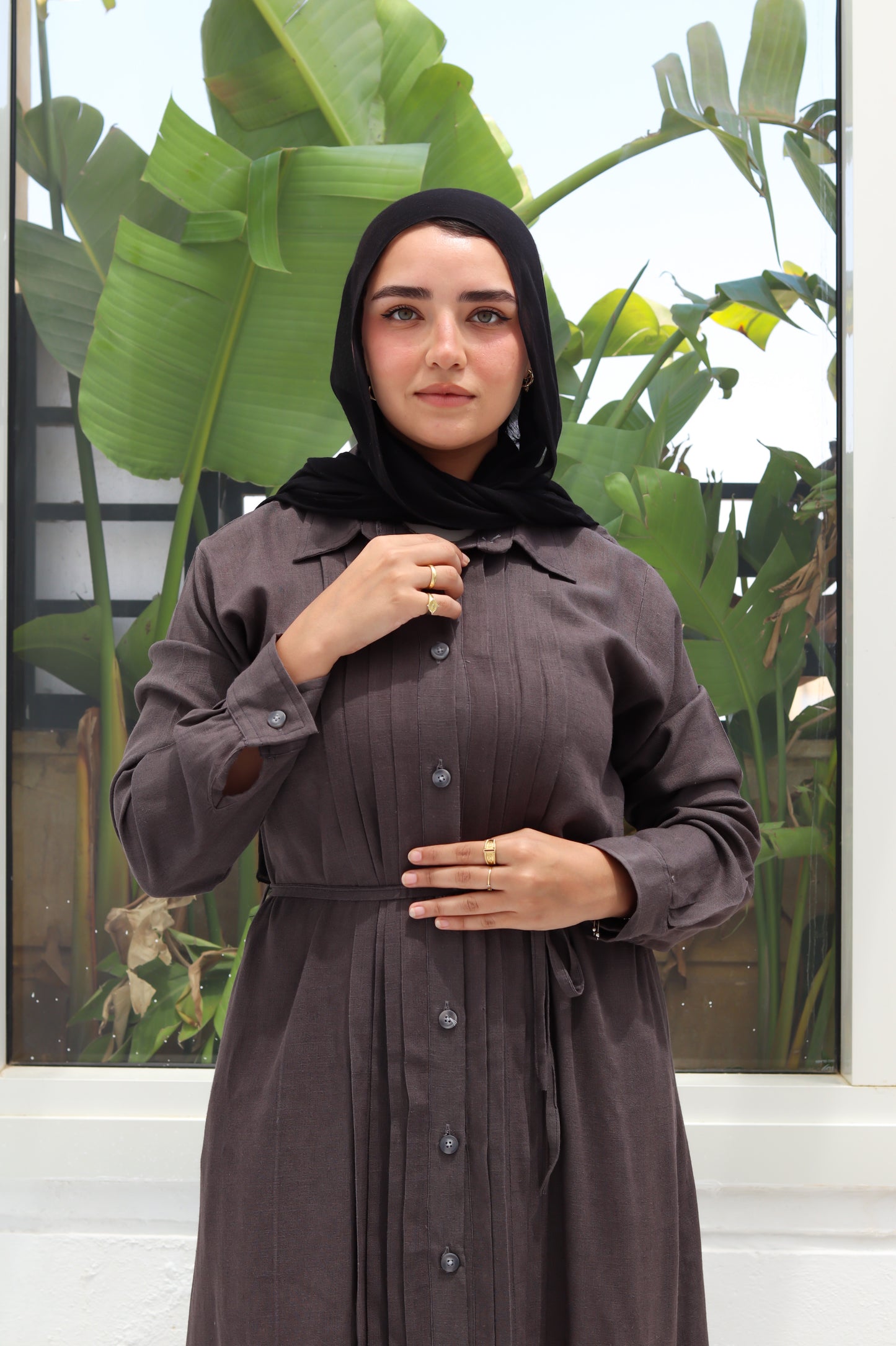 Lina Dress - Dark Grey