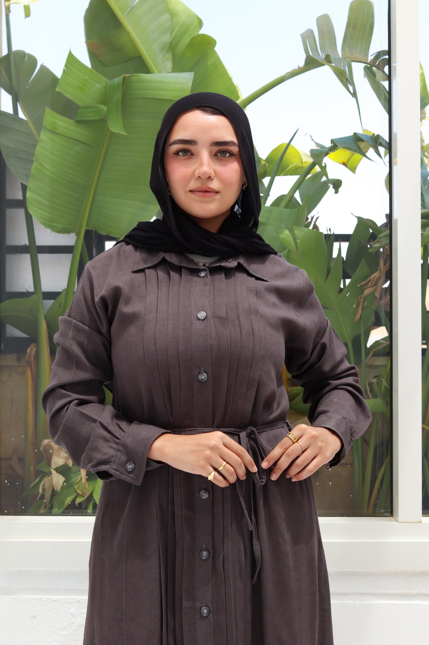 Lina Dress - Dark Grey