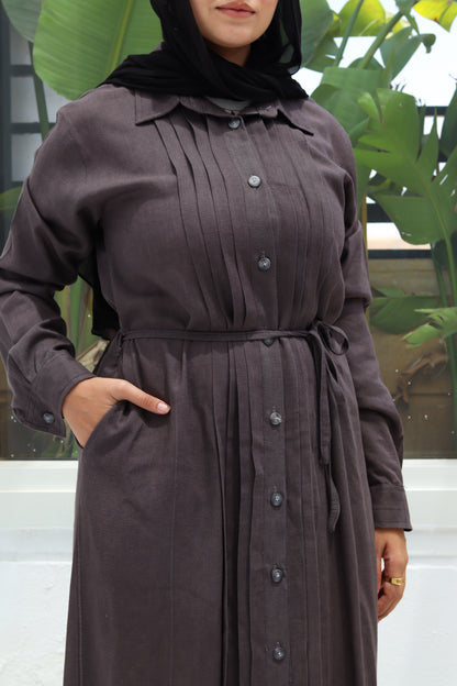 Lina Dress - Dark Grey