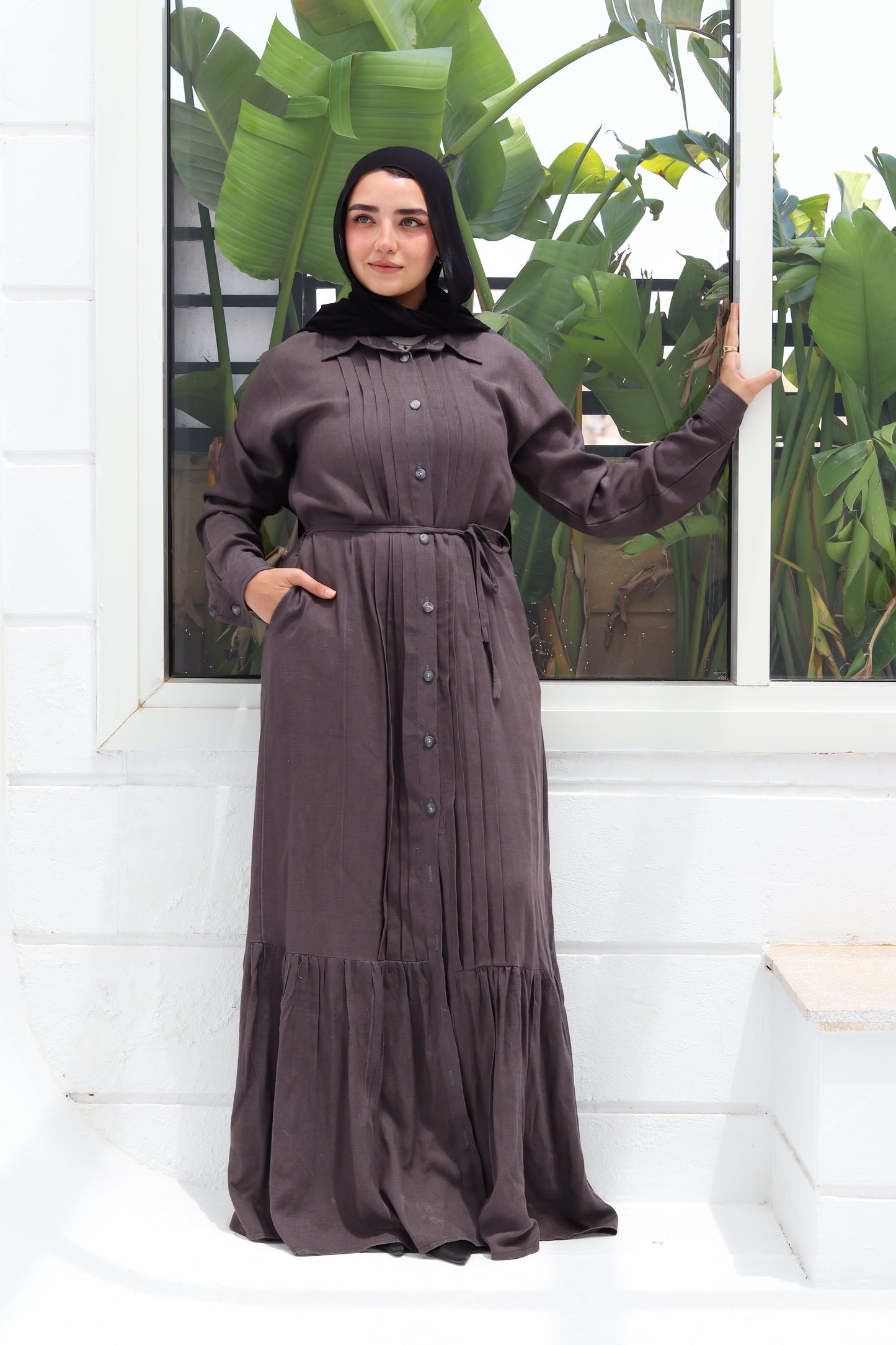 Lina Dress - Dark Grey